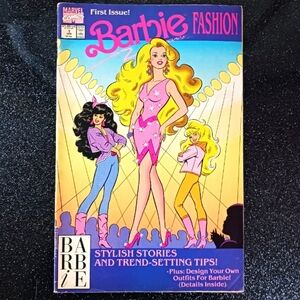 Vintage Barbie Fashion Comic Book, First Issue. Vol. 1. No. 1. January 1991.